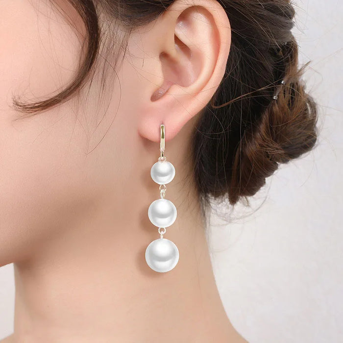 Boucles d’Oreilles Perles Irrégulières – Élégance Naturelle & Design Moderne