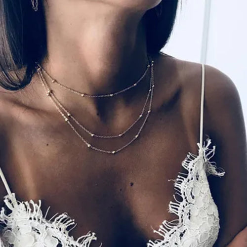 2023 Boho Necklaces & Pendants Vintage Multilayer Choker Necklace