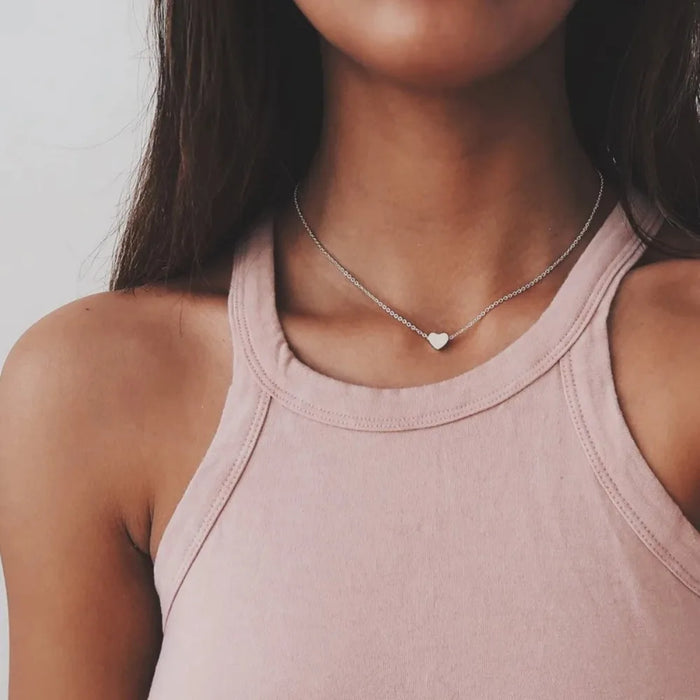 2024 New Women Chocker Gold/Silver Color Chain Star Heart Choker