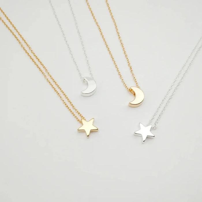 2024 New Women Chocker Gold/Silver Color Chain Star Heart Choker