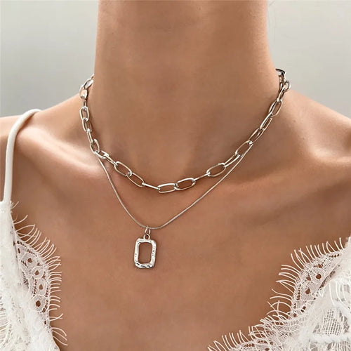 2023 Boho Necklaces & Pendants Vintage Multilayer Choker Necklace