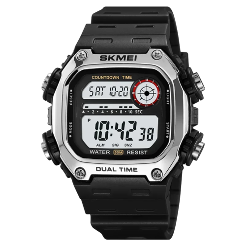 SKMEI 2126 Digital Countdown Sports Watches for Men LED Display