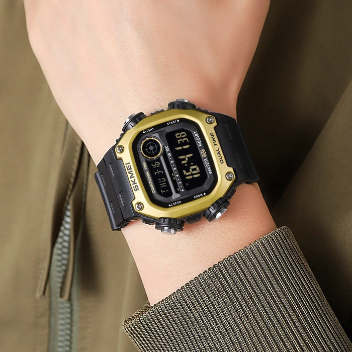 SKMEI 2126 Digital Countdown Sports Watches for Men LED Display