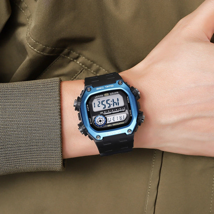 SKMEI 2126 Digital Countdown Sports Watches for Men LED Display